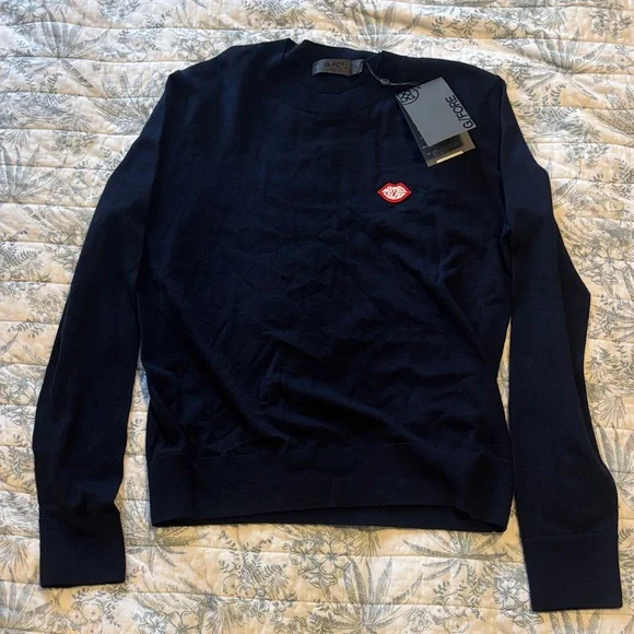 G/Fore Love Golf  MerinoWool Crewneck Sweater   Mother Golfer - Picture 4 of 11